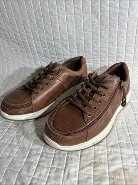 BILLY Footwear Comfort Low Brown Leather sneakers